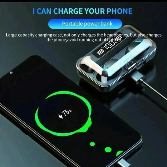 Smart touch earplugs and phone charger. - Picture 2 of 4